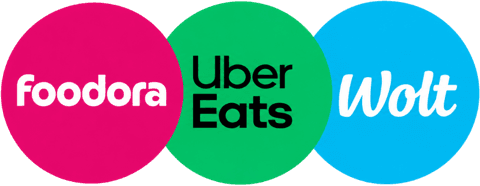 Foodora, Uber Eats och Wolt